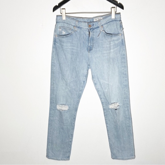 New AG Jeans Ex-Boyfriend Slim in Premiere Light Blue size 26 - Picture 2 of 9